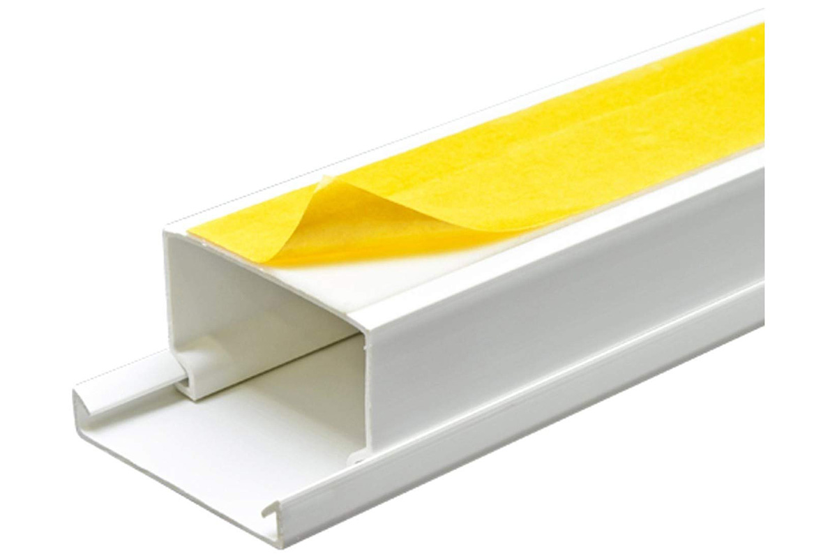 40x25 Yapışkan Bantlı PVC Kablo Kanalı